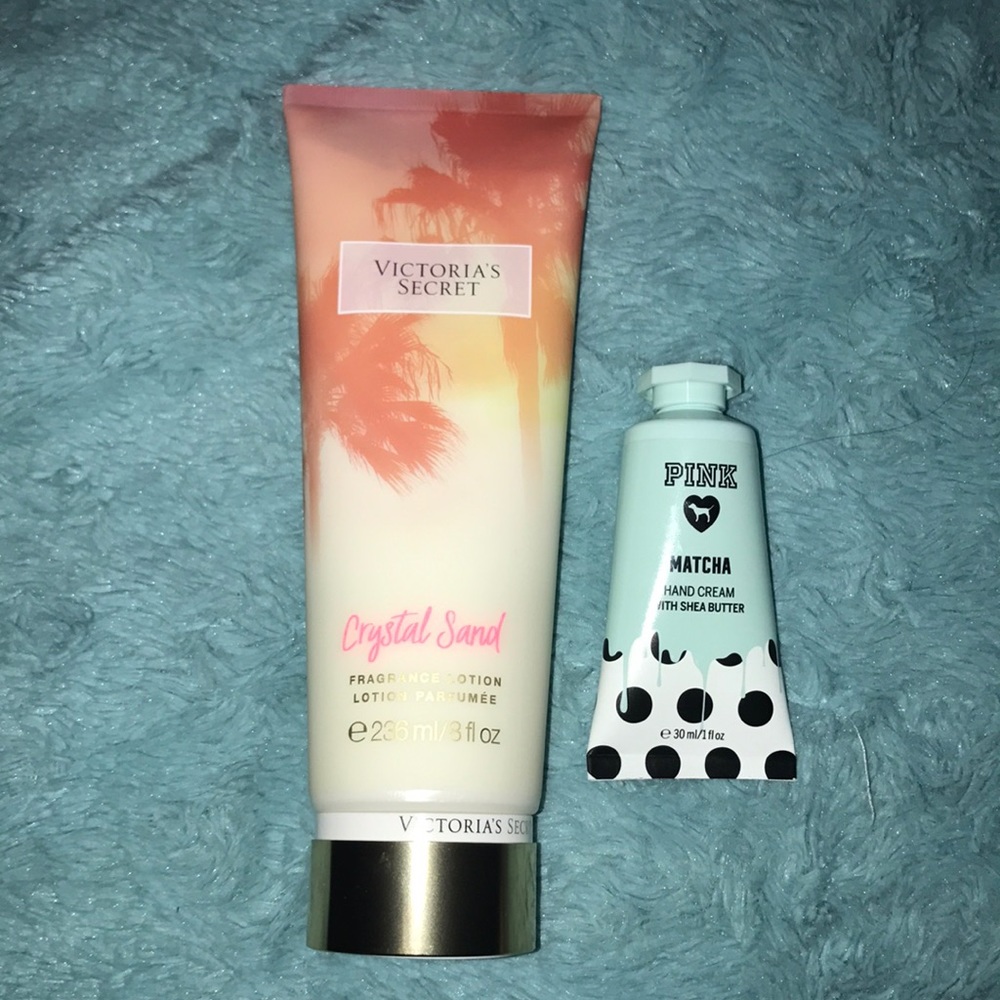 VS fragrance lotions and hand cream